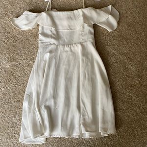 White cocktail dress